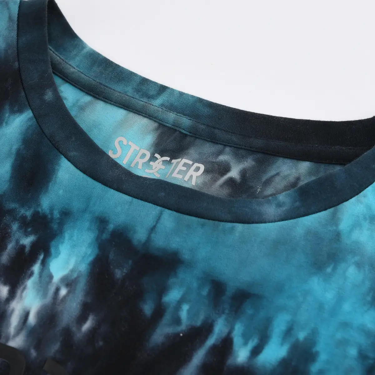Men’s Blue Tie Dye T Shirt - Image 2